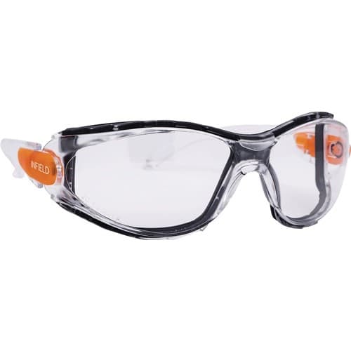 INFIELD SAFETY Schutzbrille Matador EN 166 Fassung:Kristall,Scheibe:klar PC INFIELD SAFETY