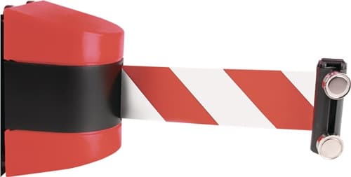 EICHNER Gurtkassette rot f.Gurt-L.4,6m rot/weiß beids.magn.