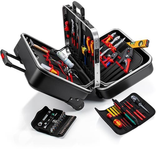 KNIPEX Werkzeugsortiment Big Twin Move Elektro 63-tlg.im Hartschalenkoffer