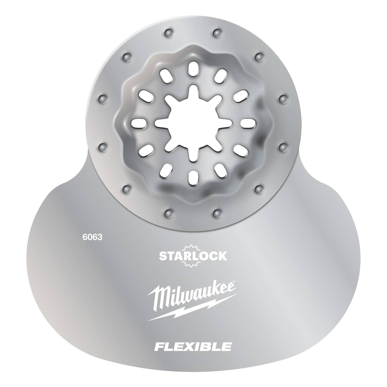 MILWAUKEE 70 mm Multitool Starlock Schneidmesser Pilzform zum Schneiden von Silikon und weichem Kitt