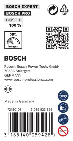 BOSCH Schalungs- und Installationsbohrer, 10 x 400 mm, d 8 mm