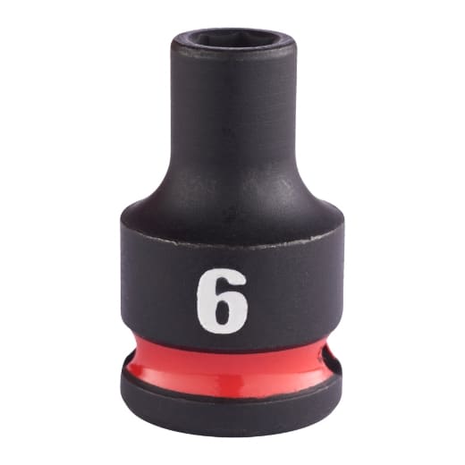 MILWAUKEE 6 x 32 mm SHOCKWAVE Schlagnuss 3/8" kurz
