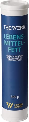 TECWERK Lebensmittelfett NSF-H1 naturfarben,hell 400g Kartusche TECWERK