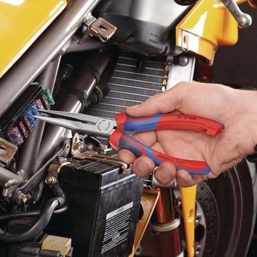 KNIPEX Flachrundzange L.200mm pol.ger.Comfort-Griff KNIPEX