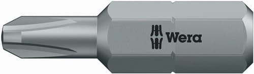 WERA Bit 851/1 851/1 RZ 1/4 Zoll PH 2 L.25mm zähh.+mit reduziertem Schaft WERA
