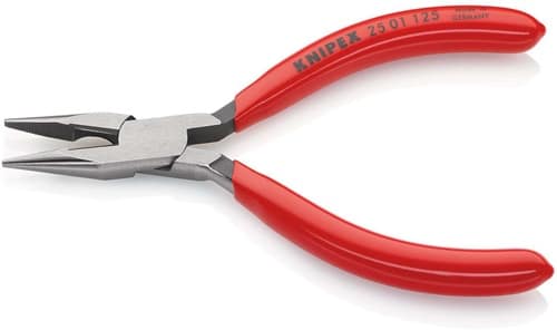 KNIPEX Flachrundzange L.125mm flach/rund ger.pol.Ku.-Überzug KNIPEX