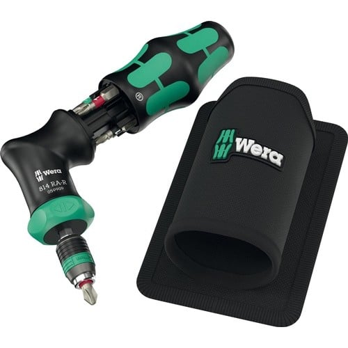 WERA Magazinbithalter Kraftform Kompakt Pistol RA-R 1 7-tlg.BZT PH/PZ/TORX® WERA