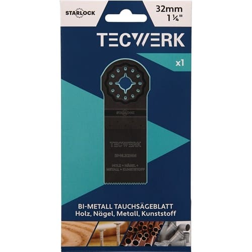 TECWERK Tauchsägeblätter B.32mm Eintauch-T.40mm 10 St.Starlock TECWERK