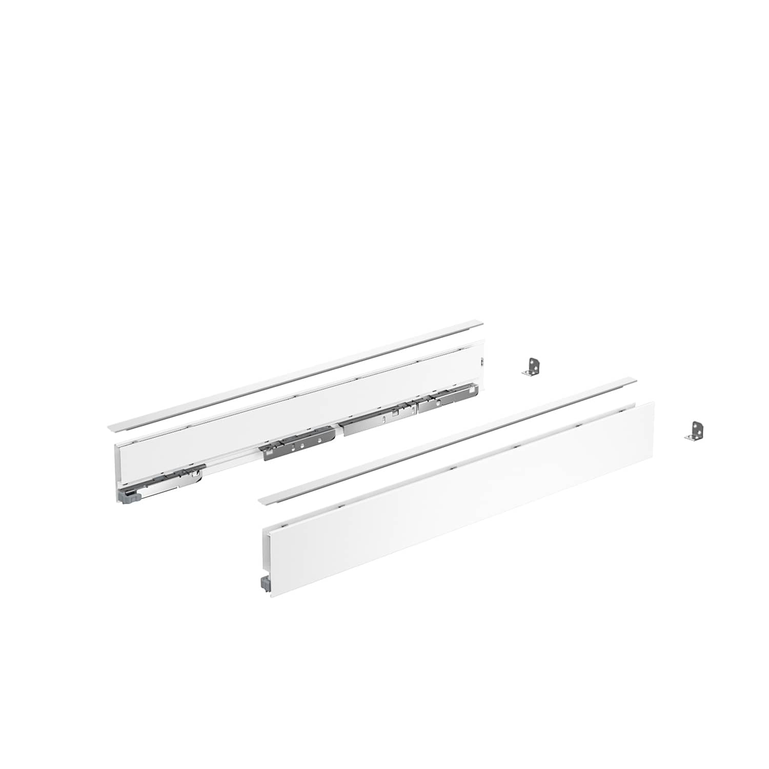 HETTICH AvanTech YOU Set Zarge, Höhe 77 mm x NL 550 mm, weiß, links und rechts, 9353382