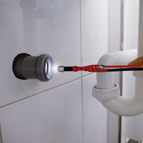 RUNPOTEC Rohrkamera RC 3 Kabel-L.15m Kamerakopf-D.13mm RUNPOTEC