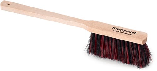 NÖLLE Handfeger Arenga / Elaston Länge 280 mm mit Holzrücken extra voll bestückt