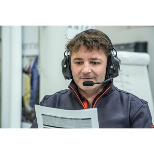 HONEYWELL HOWARD LEIGHT Kapselgehörschutz Sync Wireless Impact Schwanenhalsmikrofon