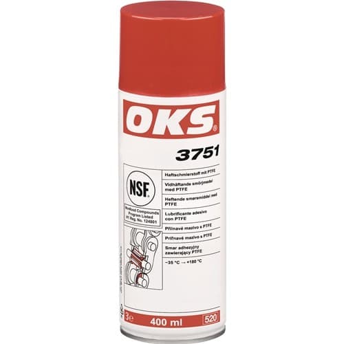 OKS Haftschmierstoff m.PTFE OKS 3751 weißlich NSF H1 400ml Spraydose OKS