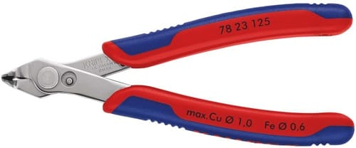 KNIPEX Elektronikseitenschneider Super-Knips® INOX L.125mm Form 2 Facette nein pol.
