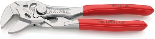 KNIPEX Zangenschlüssel L.125mm Spann-W.23mm verchr.Ku.-Überzug KNIPEX