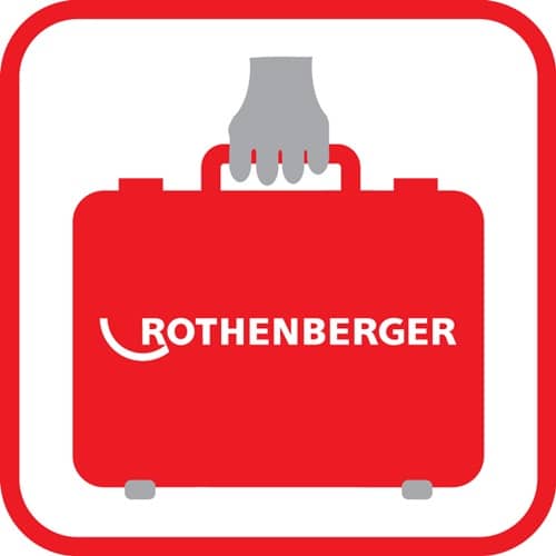 ROTHENBERGER Akku-Rohrbiegegeräteset ROBEND® 4000 E 1/2-5/8-3/4-7/8-1 1/8 Zoll Typ:CAS