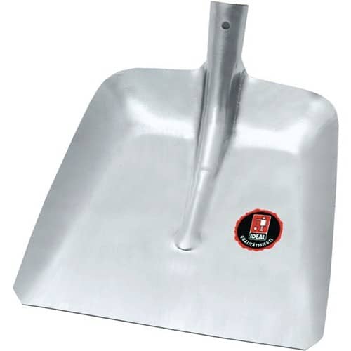 IDEAL Hallenser Randschaufel SILVER Gr. 7 340x325mm Stahlbl. IDEAL