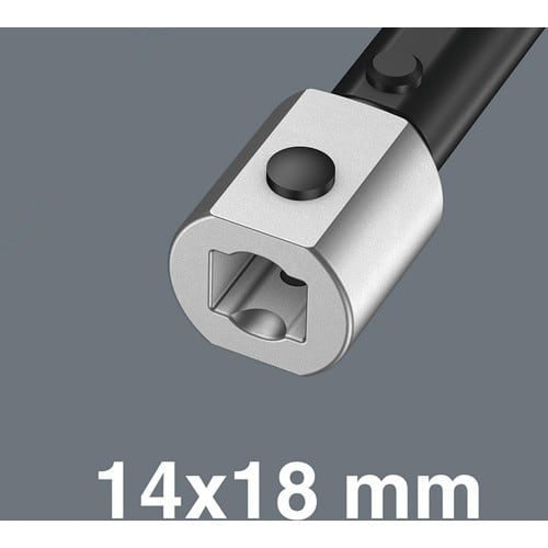 WERA Einsteckmaulschlüssel 7880 Joker 3XL SW 32-41mm 14x18mm WERA