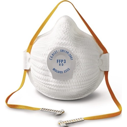 MOLDEX Atemschutzmaske AIR 325501 FFP3 R D m.Ausatemventil faltbar S/M MOLDEX