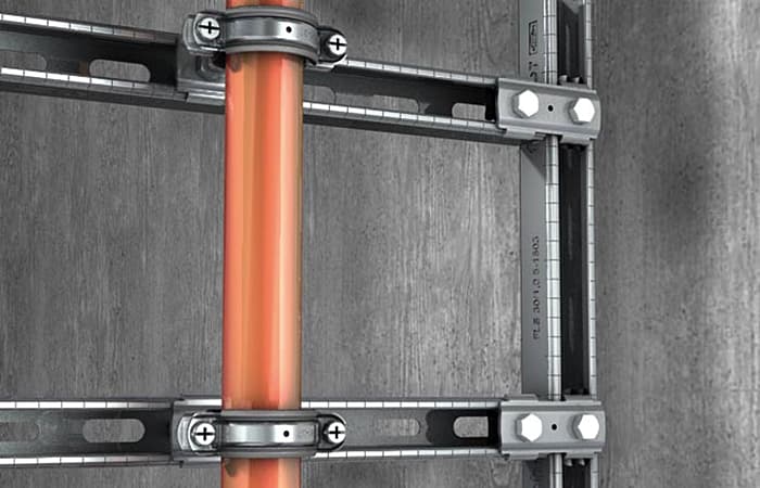 FISCHER Rohrschelle FRS-L 146-155 M8/M10 Univ.