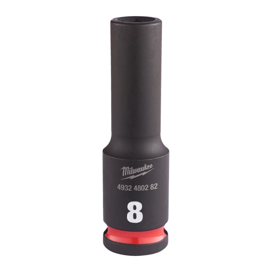 MILWAUKEE 8 x 65 mm SHOCKWAVE Schlagnuss 3/8" lang