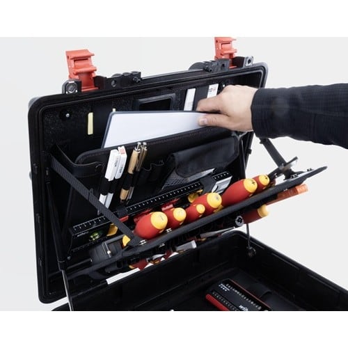 WIHA Werkzeugkoffer XL 2 electric 60-tlg.Trolley f.Elektriker WIHA