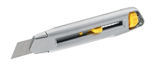STANLEY Cuttermesser Interlock Klingen-B.18mm L.165mm Metall-Korpus SB STANLEY