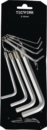 TECWERK Winkelschraubendrehersatz 8-tlg.Ku.-Tasche SW 2-10mm TW