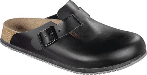 BIRKENSTOCK Clog Boston SL Gr.42 W.Normal schwarz Obermaterial:Leder EN20345 SRA BIRKENSTOCK