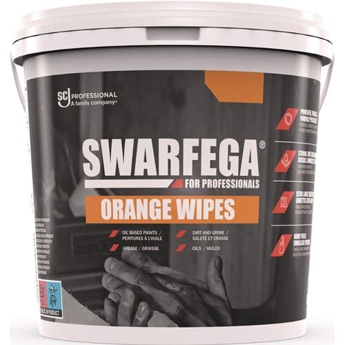 SWARFEGA Handreinigungstuch Swarfega® ORANGE Wipes o.Eins.v.Wasser 150 St SWARFEGA