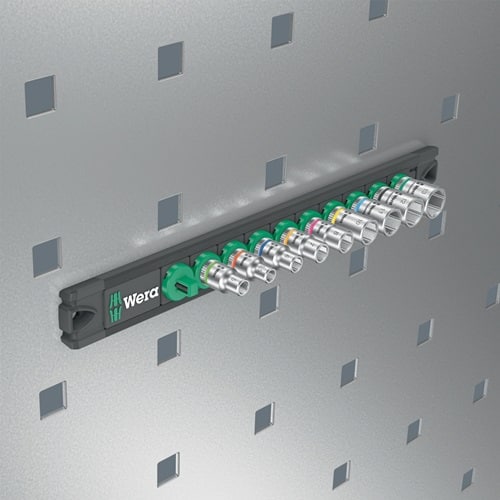 WERA Steckschlüsseleinsatzset 4 Zyklop 9-tlg.Antr.6,3mm (1/4) Zoll WERA