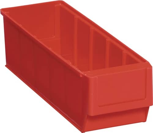 TECWERK Regalkasten L300xB91xH81mm rot PP TECWERK