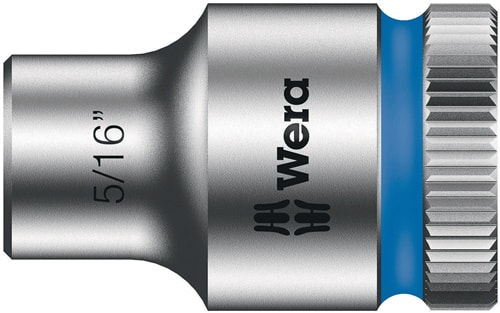 WERA Steckschlüsseleinsatz 8790 HMB Außen-6-kant SW5/16Zoll L.29mm Vierkant3/8Zoll CV