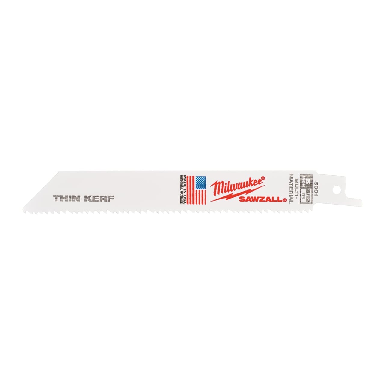 MILWAUKEE 150 x 3,2/2,1 mm (8/12 TPI) Säbelsägeblatt General Purpose, flexibel