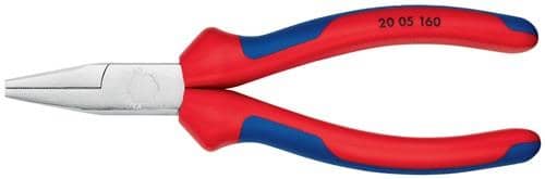 KNIPEX Flachzange DIN ISO 5745 Gesamt-L.160mm verchr.Comfort-Griff KNIPEX