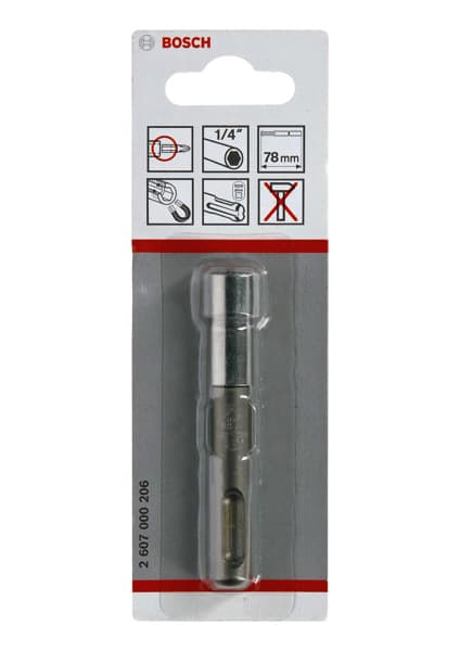 BOSCH Universalhalter, mit SDS plus-Aufnahmeschaft, 1/4 Zoll, 78 mm, 11 mm