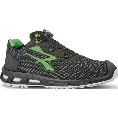 U.POWER Sicherheitsschuh RedLion MONSTER Gr.43 W.11 schwarz/grün S3S CI FO SR ESD