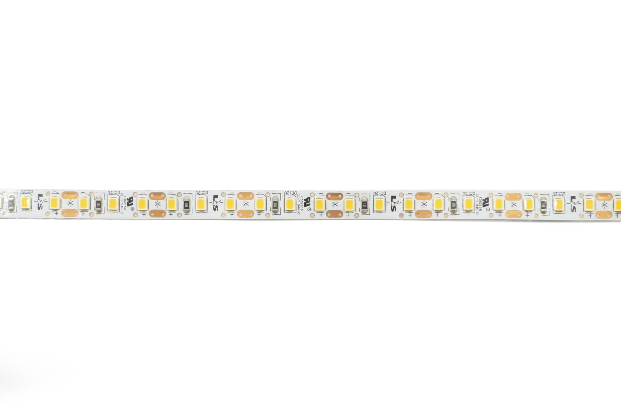 L&S LED-Band 120LEDs/m (2835), 3000K, 3/25mm, 12VDC, 9,6W/m, 8mmx15m, IP20, white PC, TudoEco