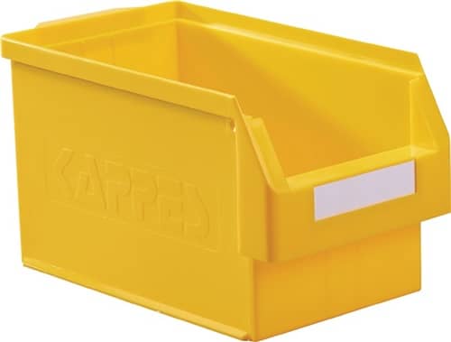 RASTERPLAN Sichtlagerkasten L350xB200xH200mm PE gelb RASTERPLAN