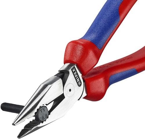 KNIPEX Spitzkombizange L.185mm pol.Comfort-Griff schwarz atram.KNIPEX