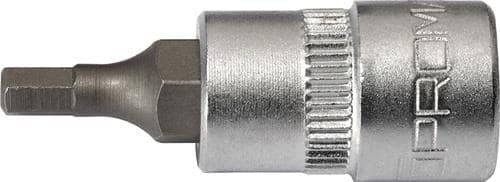 TECWERK Steckschlüsseleinsatz 1/4 Zoll 6-kant SW 3mm L.32mm TECWERK