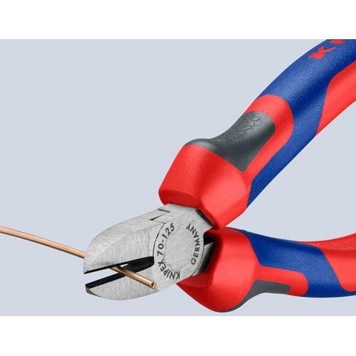 KNIPEX Seitenschneider L.125mm Kopf pol.Comfort-Griff max.1,5mm KNIPEX