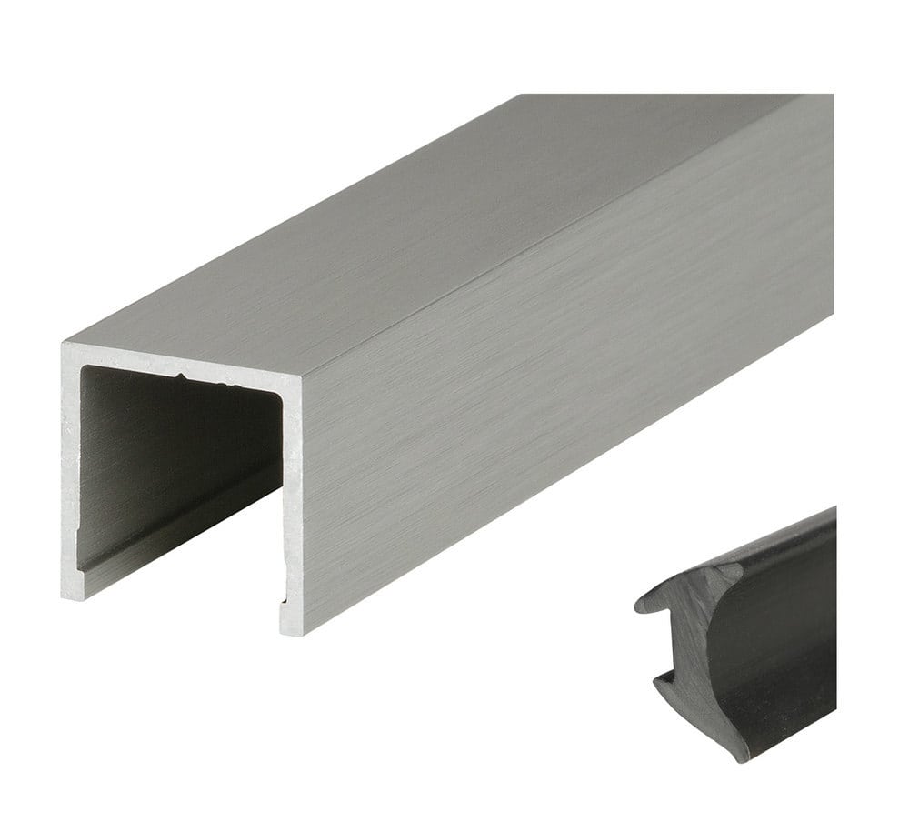 HERMAT Trennwand-Deckenprofil 6950, Aluminium