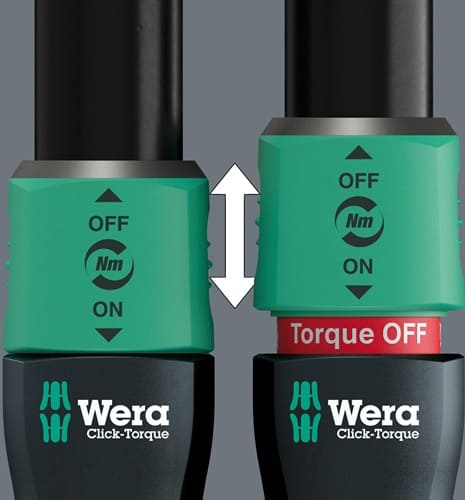 WERA Drehmomentschlüssel Click-Torque Lock C 3 R/L 1/2 Zoll 40-200 Nm WERA