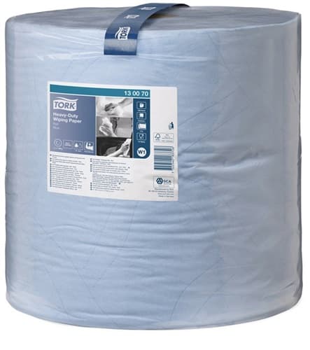 TORK Putztuch TORK 130070 L.ca.340 mxB.ca.369mm blau 2-lagig,geprägt Rl.TORK
