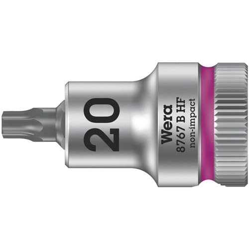 WERA Schraubendrehereinsatz 8767 B HF Torx 3/8 Zoll TORX® TX 20 L.35mm WERA
