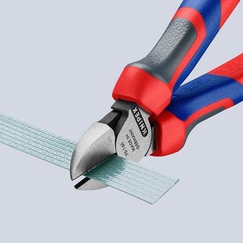 KNIPEX Seitenschneider L.160mm Kopf pol.Comfort-Griff max.2mm KNIPEX