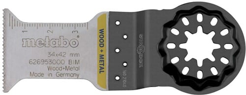 METABO Tauchsägeblatt Starlock L.45mm B.32mm BiM mittel Zahnt. 1,3mm/20TPI 5 St. Metabo