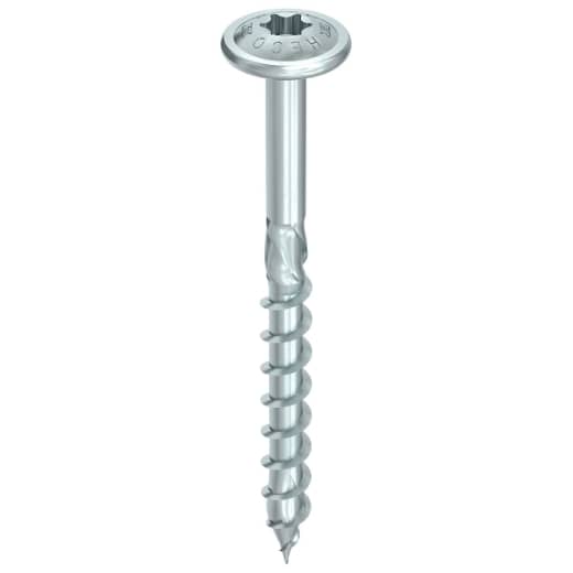 HECO TOPIX-plus 6,0 x 220, Tellerkopf, T-Drive, Teilgewinde, verzinkt blau, A3K