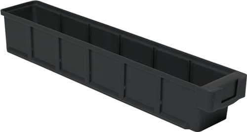 LA-KA-PE Regalkasten L500xB93xH83mm schwarz PP 16 St/Karton